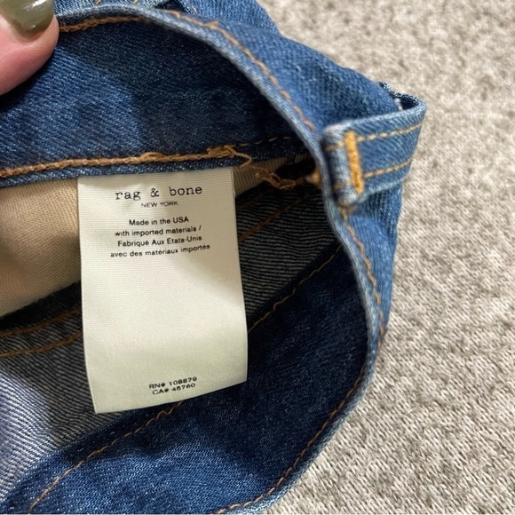 Rag & Bone Distressed Cut Off Jean Shorts Size 26 - Picture 11 of 11